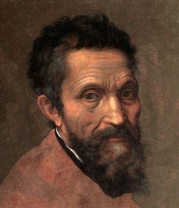 Daniele da Volterra (Daniele Ricciarelli) (Italian, Volterra 1509â€“1566 Rome).Michelangelo Buonarroti (1475â€“1564), probably ca. 1544.Oil on wood; 34 3/4 x 25 1/4 in. (88.3 x 64.1 cm).The Metropolitan Museum of Art, New York, Gift of Clarence Dillon, 1977 (1977.384.1).http://www.metmuseum.org/Collections/search-the-collections/436771